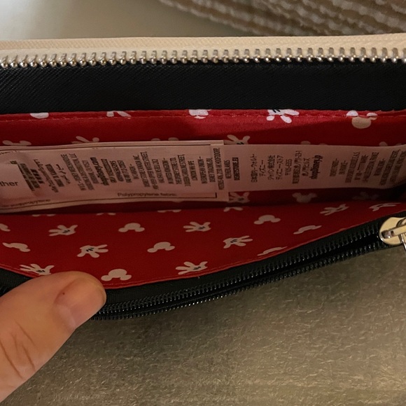 Loungefly Disney Parks Black and White Mickey Mouse Wallet by Loungefly - Picture 4 of 7